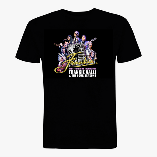 Short sleeve T-shirt Frankie The Concert 2024 design (Black)